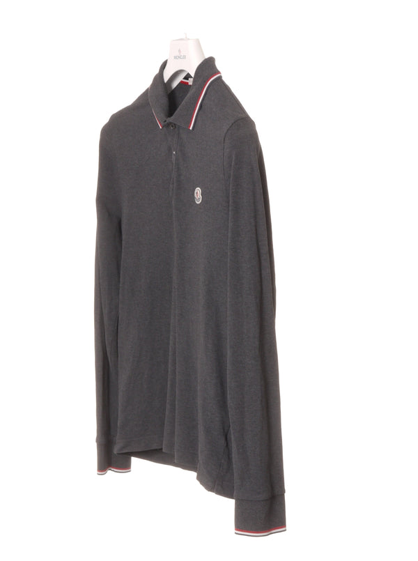 Moncler Long Sleeve Polo